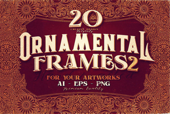 20 Ornamental Vintage Frames: A Timeless Design Asset