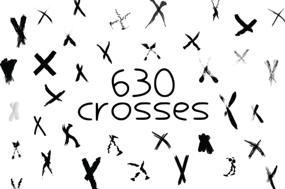 630 X and Crosses Graphics Elements: A Designer’s Ultimate Toolkit