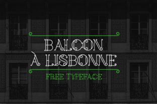 Balcon a Lisbonne: A Decorative Typeface Inspired by the Charm of Lisbon