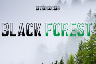 Black Forest: A Decorative Typeface with Character
