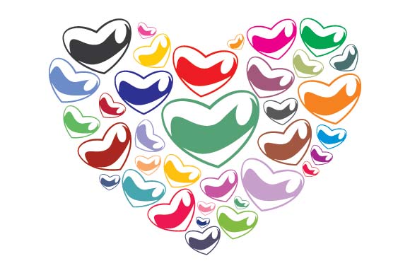 Hearts Collection 1: A Versatile Resource for Love-Themed Graphic Design