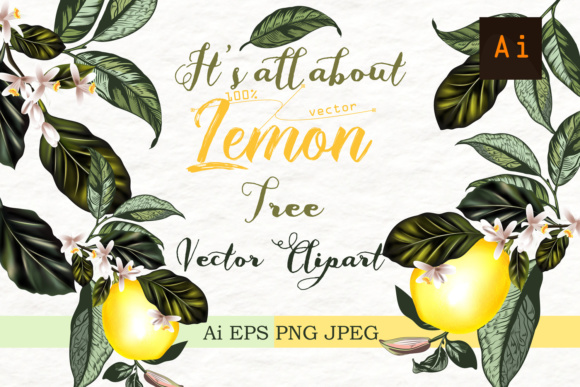 It’s All About Lemon. Vector Clipart