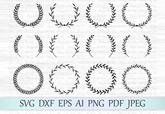 Laurel Wreaths for Electronic Cutting Machines