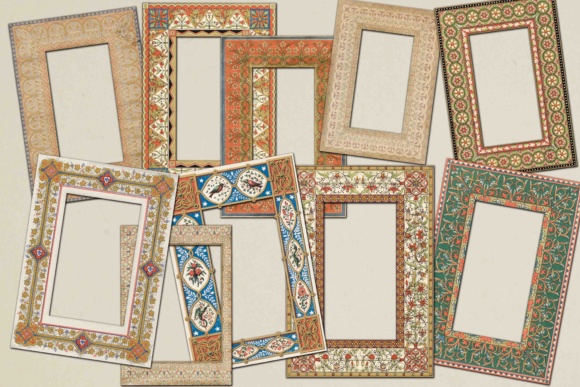 Vintage Photo Frames Clipart: A Timeless Addition to Your Creative Projects
