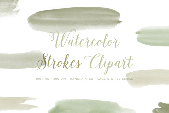 Watercolor Clipart Paint Strokes Graphics: A Versatile Resource for Creative Projects