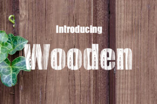 Wooden: A Versatile Decorative Typeface for Design Projects